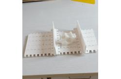 China White Plastic Conveyor Belt Cold Resistant Lifting Conveyor Belt Modular supplier