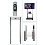 Metal Detector System Walk Through Temperature Scanner With Face Recognition Camera