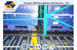 China Easy Assembly Gravity Pallet Racking Space Saving With Roller Track Movement supplier