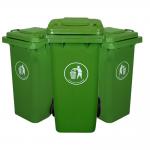 Wholesale Large Garden Compost Bin Outdoor Plastic Garbage Bin with Wheels for sale