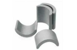 China Ceramic Ferrite Arc Magnet High Consistency Charcoal Gray supplier