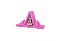 China Micro Suede 6 Piece Foam Play Couch Set Toddler To Teen Playroom Sofas supplier
