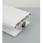                    Rigid PVC Profiles Complex Extrusion Square Channel              for sale