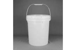 China 20L Paint Plastic Wrap Bucket with lid and hand pull supplier