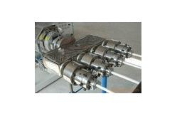 China Plastic extrusion machine PP Twin Plastic Pipe Extrusion Line Single Screw supplier