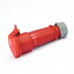 Waterproof Nylon PA6 4P 32A 6H Industrial Power Socket for sale