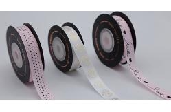 China Sustainable Gift Wrap Ribbon with Customized Logo Double Faced Satin supplier