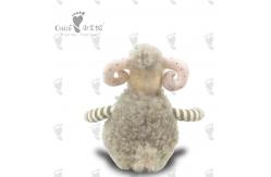 China 30 X 20cm Grey  Goat Dog Toy Child Friendly Dog Chew Toys supplier