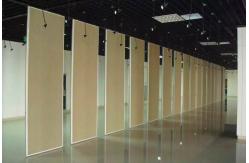 China Sound Proof Panels Office Folding Partition Walls Removable Hanging System Melamine Surface supplier