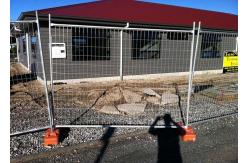 China Electric Galvanized Temporary Security Fence 3.2mm Wire Perimeter Patrol Fence supplier