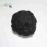 Solid Non Siliconized Recycled Polyester Fiber 4080 64mm Staple Polyester Fibre for sale
