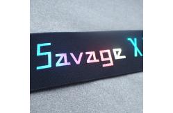 China Colorful Logo Nylon 5cm Printed Elastic Band supplier