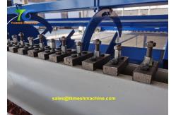 China 380v Plc Fence Mesh Welding Machine Galvanized Electric Welded Iron Wire Panel supplier