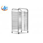 RK Bakeware China Foodservice NSF 800 600 Stainless Steel  Commercial Baking Tray Oven Rack Bakery Trolley for sale