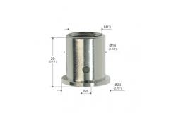 China M6 Female Thread M10 Thread Nickel Plated Round Ceiling Hanging Systems YW86255 supplier