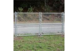China Heavy Duty 6ft X 50ft Galvanized Steel Chain Link Fence Fabric 9 Gauge supplier