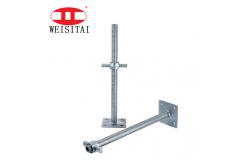 China Solid Q235 Adjustable U Head Galvanized Screw Hollow Jacks With Nut supplier