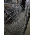 Custom Size Commercial Stationary Slanted Shelf Unit / Slanted Storage Shelves for sale