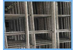 China Powder Coated Welded Wire Mesh , Hot Dipped Galvanized Wire Fence Panels Black supplier