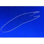 Iso Alkali Resistance Fused Quartz Plate Customized According Drawing for sale