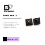Metal Rivet without Logo | Silver & Brass | 9 MM/10 MM for sale
