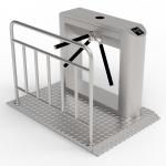 Automatic Fingerprint Access Control Tripod Turnstile Face Recognition 304 Stainless Steel Security Anti-Explosion for sale