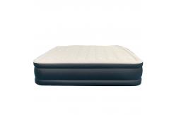 China hot selling portable PVC Flocking Double Layer Air Bed Inflatable Air Mattresses supplier