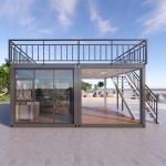 Factory Customized Portable Bunk Houses Hotel Prefab Container Mobile Modular Small Little Tiny Prefabricated Home for sale