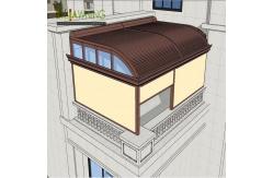China Aluminum Motorized Conservatory Awning Roof Retractable Roller Shutter supplier