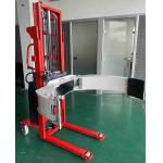 360 Degree 500kg 2000mm 2m Semi Electric Roll Stacker With Clamp And Pressure Regulator for sale