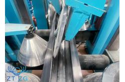 China Blue Galvanized Steel Pipe Rail Tube Direct Square To Square Pipe Mill supplier
