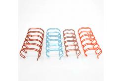 China 120 Sheets 9/16'' Double Loop Binding Wire O Binding Ring Nylon Coated supplier