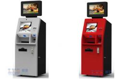 China Cash Dispenser , Card Reader Bank ATM Machines Stainless Steel Kiosk With Keyboard supplier
