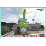 Inflatable Advertising Man Logo Printing Inflatable Sky Dancer Twin Legs For Festival Celebration for sale