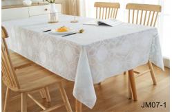 China 0.70mm Thickness PVC Lace Tablecloth For Decorative In Roll Customized Label Lace Pattern supplier