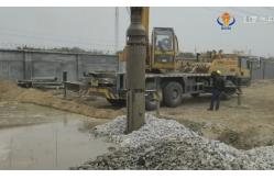 China 426mm 75kW Vibroflotation Method Construction Device For Stone Column Making supplier