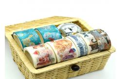 China Easy Tear Skinny Cats Masking Washi Tape For Scrapbook Layouts supplier