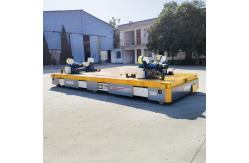 China Remote Control Battery 10 Tons Omni Steerable Steel Industrial Transfer Cart supplier