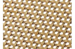 China Architectural Partition Wall Woven Wire Meat Mesh Stainless Steel Flat Diameter supplier