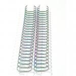 Rainbow Double Metal Spiral Binding Wire With Electroplating