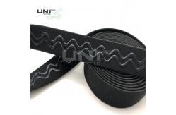 China Silicone Braided Elastic Band Fusible Interlining Anti Slip supplier