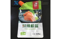 China Water Plastic Stand Up Pouches Refillable Liquid Packages With Reusable Food Spout Pouch supplier