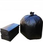 Black 25 Micron Garbage Bin Liner Poly Separate Recycling Waste Bin Bags for sale