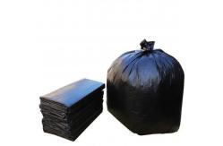 China Black 25 Micron Garbage Bin Liner Poly Separate Recycling Waste Bin Bags supplier