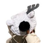 2022  new  Luxury Winter Fluffy Reindeer  antler handbag cute Plush Christmas  Shoulder bag small gift bag for kids for sale