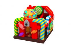 China Factory  Inflatable Bouncy House With Slide Candy Inflatable Combo supplier
