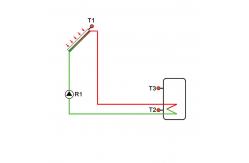 China SR208C WIFI Controller SR609C Control Split Pressure Solar Water Heater supplier