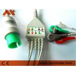 Spacelabs Compatible 5 Lead Snap Direct-Connect ECG Cable - CB-72596R for sale