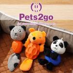 Bite Resistant Rubber 268X84mm Pet Chew Toys for sale