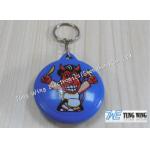 ABS Metal 4.0mm Thickness 85dB Round Music Keychain EMC for sale